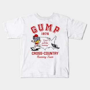 Team Gump Cross Country Team Kids T-Shirt